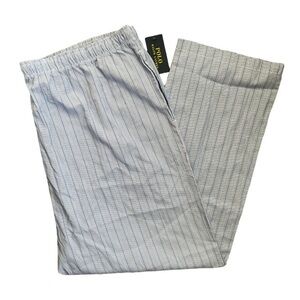 Polo Ralph Lauren Blue Stripe Pajama Lounge Sleepwear Pants Men's‎ 3XLT NEW